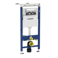 Инсталляция для подвес. унитаза Duofix, 112 см, со смыв. бачком 3/6 л, клавиша Delta 21 хром глянец,