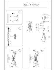 Бра Newport 3611/A nickel