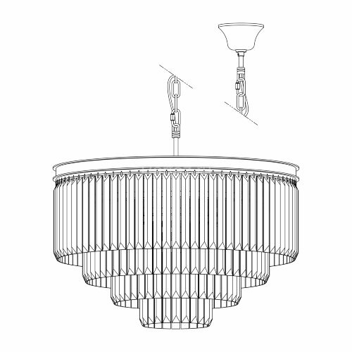 Подвесная люстра Citilux CL332141