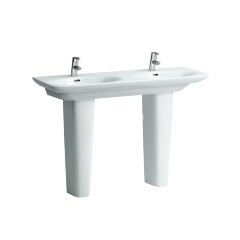 Раковина подвесная двойная Laufen Palace 130x48 см, белый (8.1070.8.000.104.1)