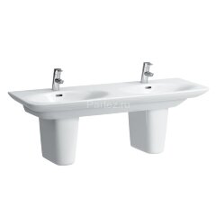 Раковина подвесная двойная Laufen Palace 130x48 см, белый (8.1070.8.000.104.1)