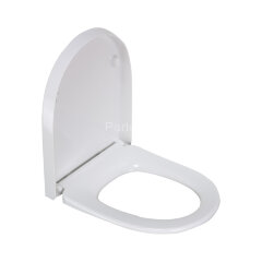 2115S сиденье для унитаза дюропласт с микролифтом, белое MELANA