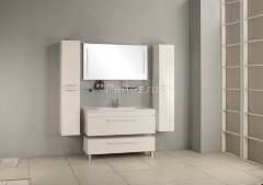 Тумба под раковину AQUATON Мадрид 120 М подвесная, белая (1A168701MA010)