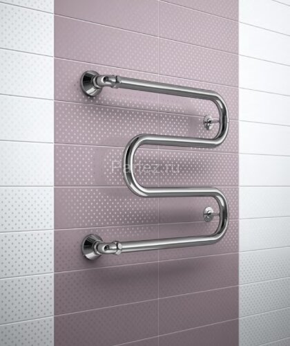 Полотенцесушитель водяной Маргроид М-образный 50х50 "Вид 37", хром