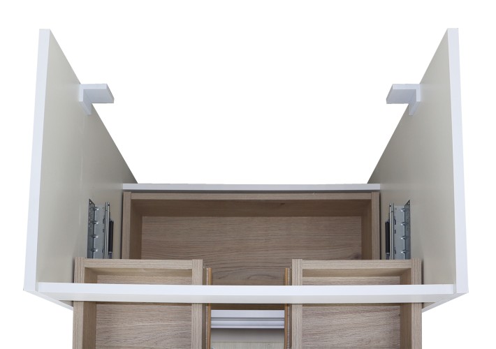 Комплект тумба Azario Мила 60Н 610х480х860 напольная, с раковиной Tempo 60, белый матовый (CS0009136