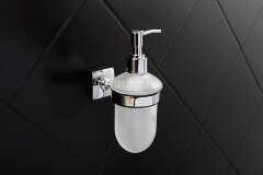 Дозатор жидкого мыла Fixsen Kvadro, хром (FX-61312 )