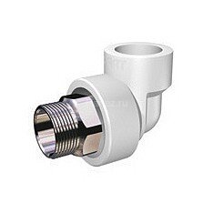 Угол комб. PPR-НР под ключ D50х1.1/2" Aquapipe