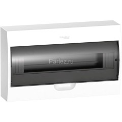 Бокс навесной ОП Easy9 1ряд 18мод. с прозр. дверцей SE EZ9E118S2SRU