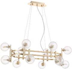 Подвесная люстра Crystal Lux LUXURY SP12L GOLD