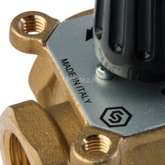 Трехходовой смесительный клапан 1&quot; KVs 8 Stout