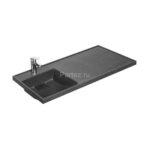 Раковина - столешница AQUATON Лондри 1050, левая, графит (1A72833KLH21L)