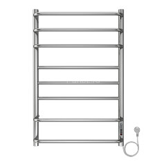 Полотенцесушитель электрический AZARIO MILAN 500/800 8 секций, диммер справа, хром (AZ90858)