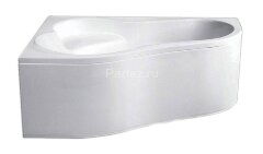 Ванна акриловая Santek Ибица 150х100, левосторонняяя, белая