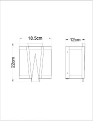 Бра Arte Lamp A4079AP-1CC