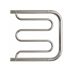 Полотенцесушитель водяной ДВИН D 60/60 c полкой 1"-1/2" К0 полированный (4627086011797)