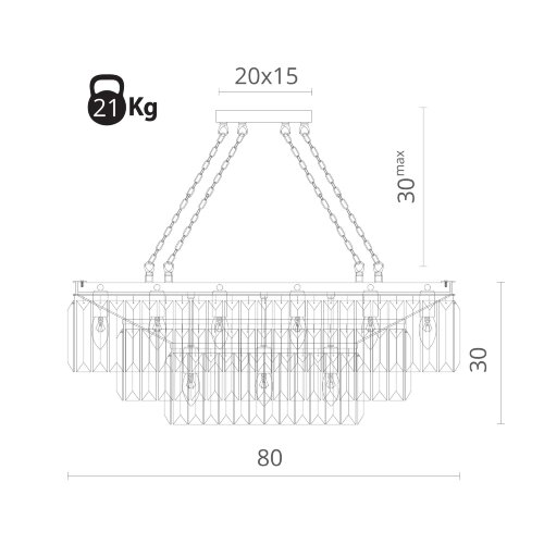 Подвесной светильник Divinare 3001/01 SP-15