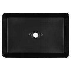 Раковина-чаша Azario 600х405х110 накладная, прямоугольная, черный матовый (AZ-2174-MB)