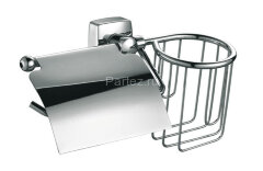 Держатель туалетной бумаги+держатель дезодоранта Fixsen Kvadro, хром (FX-61309+10)