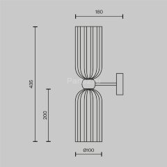 Бра Maytoni MOD302WL-02CG