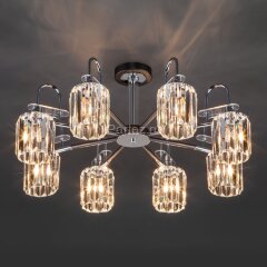 Потолочная люстра Eurosvet 70090/8 графит