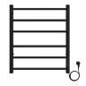 Полотенцесушитель электрический AZARIO PARMA 500/600 6 секций, диммер справа, черный (AZ10856B)
