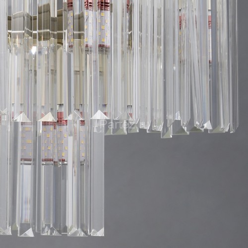 Подвесная люстра ILLUMICO IL3357-6+3PSQ-24 GD LYRA