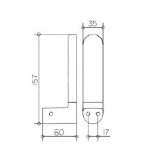 Держатель запасного рулона Keuco Elegance NEW, хром (11663010000)