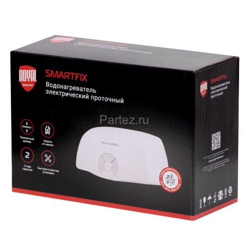 Водонагреватель проточный Royal Thermo SmartFix T (5,5 kW) - кран