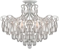 Потолочная люстра AM Group MONICA PL6 SILVER