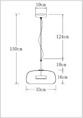 Подвесной светильник Arte Lamp A2404SP-33SM