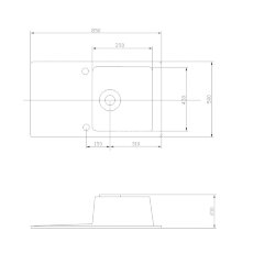 Кухонная мойка AQUATON Верона, цвет песочный (1A710032VR220)