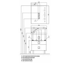 Зеркало-шкаф AQUATON Рене 80 Белый/Грецкий орех (1A222502NRC80)