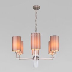 Подвесная люстра Eurosvet 60134/6 никель