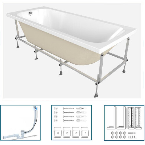 Монтажный комплект для ванны Santek Ламма 180х70 белый (1WH501764)