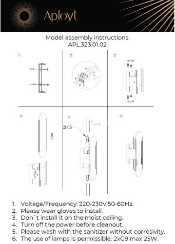 Бра Aployt APL.323.01.02