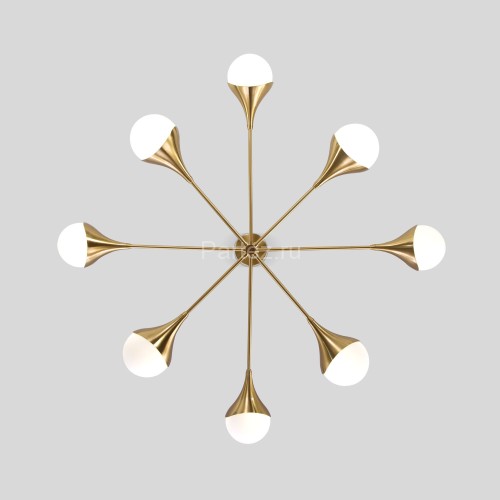 Потолочная люстра Eurosvet 60168/8 латунь