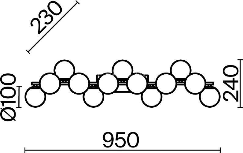 Бра Maytoni MOD547WL-13BS