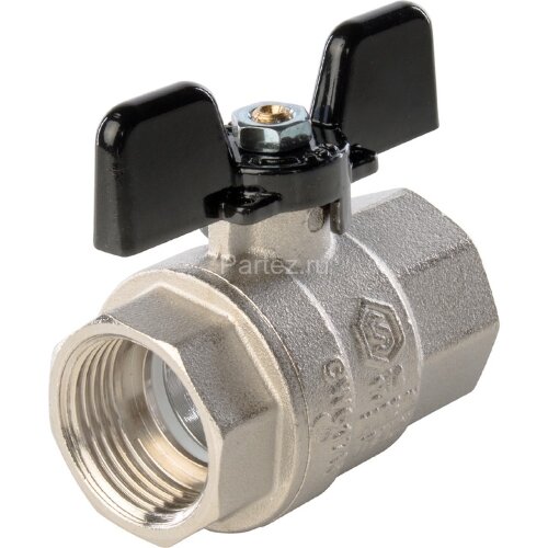 Кран шаровой полнопроходной ВР/ВР бабочка 3/4" Stout