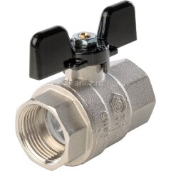 Кран шаровой полнопроходной ВР/ВР бабочка 3/4&quot; Stout