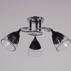 Потолочная люстра Reluce 70139-3.3-03 CR+BK