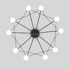 Подвесная люстра Eurosvet 90034/10