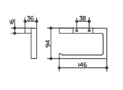 Держатель таулетной бумаги Keuco Edition 11, хром (11162010000)