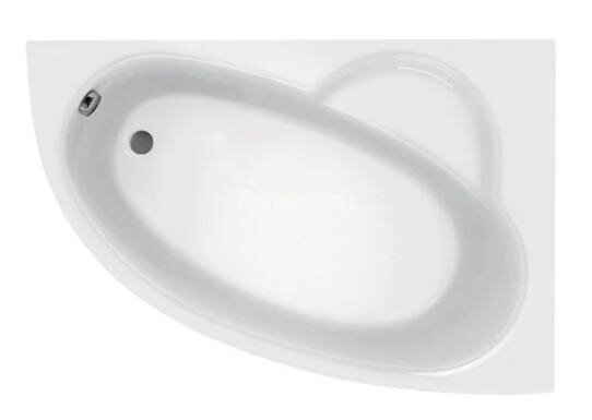 Ванна акриловая Roca WELNA асимметричная 160х100 правосторонняя, белая (7.2486.4.300.0)