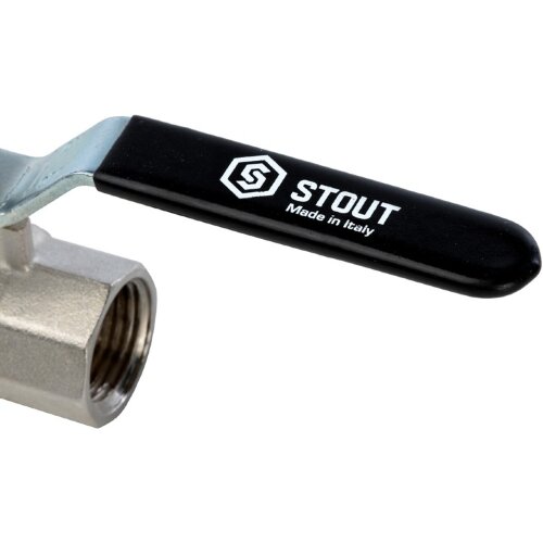 Кран шаровой полнопроходной ВР/ВР рычаг 3/4" Stout