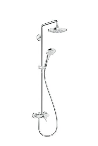 27258400 Croma Select E 180 2jet Showerpipe с однорычажным смесителем