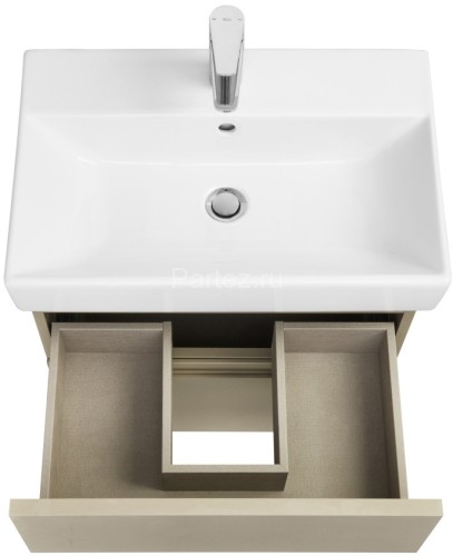 Тумба под раковину Roca Oleta 60 подвесная, 2 ящика, капучино (A857639515)