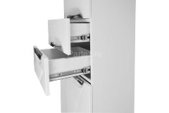 Пенал Loranto Стиль 30 правосторонний, 300х1970х330, белый (CS00024676)