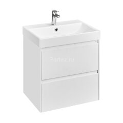 Тумба под раковину Roca Ona 600 подвесная, 2 ящика, белый матовый (A857613509)