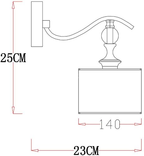 Бра Arte Lamp A4038AP-1CC