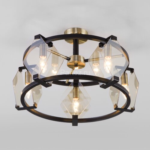 Потолочная люстра Eurosvet 60116/5 черный